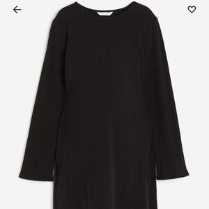 H&M Mama maternity ribbed jersey tunic before and after